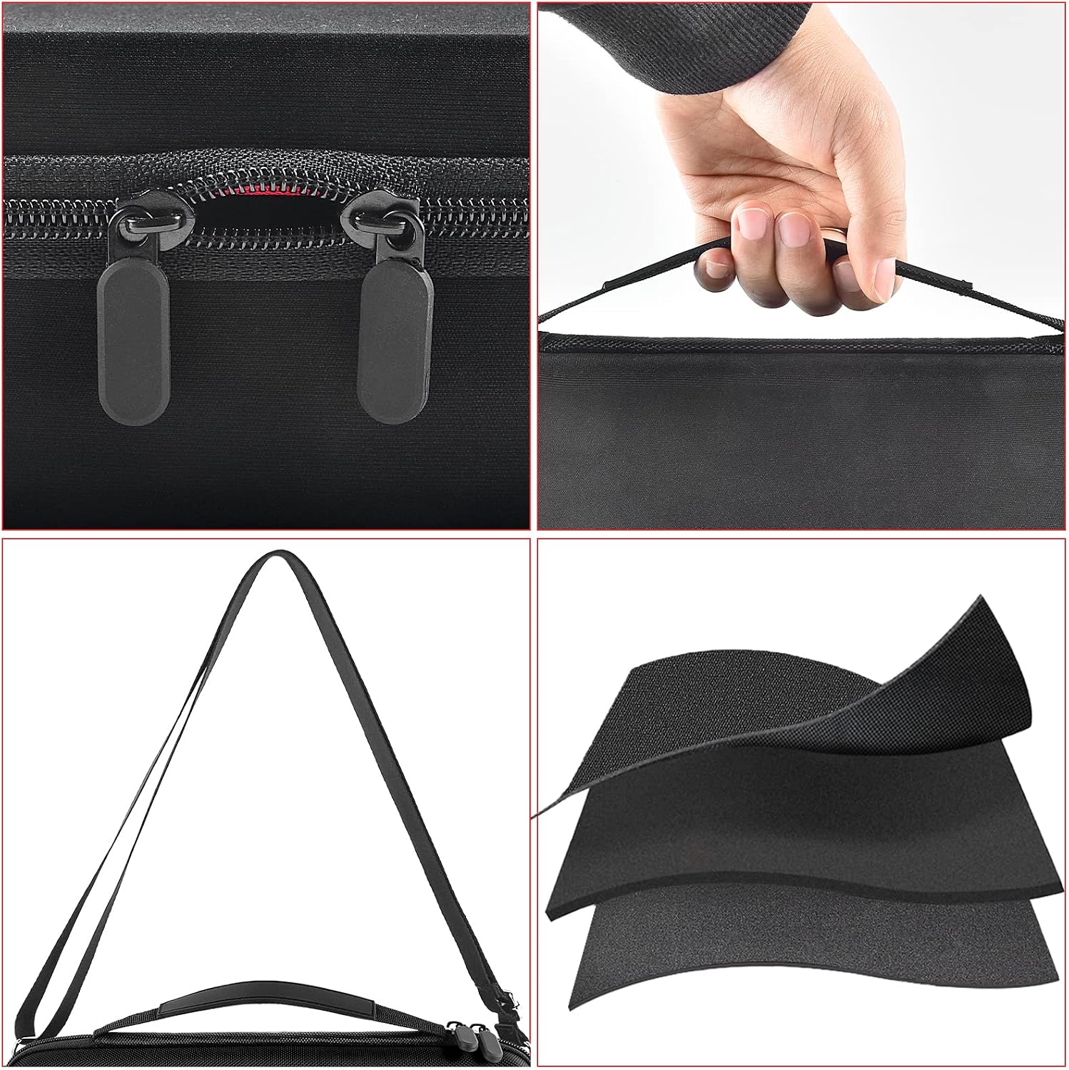Case Compatible with AKAI Professional MPK Mini MK3/ for MKII 25 Key USB for MIDI Keyboard Controller. Travel Carrying Storage Holder with Mesh Pocket and Shoulder Strap (Box Only)