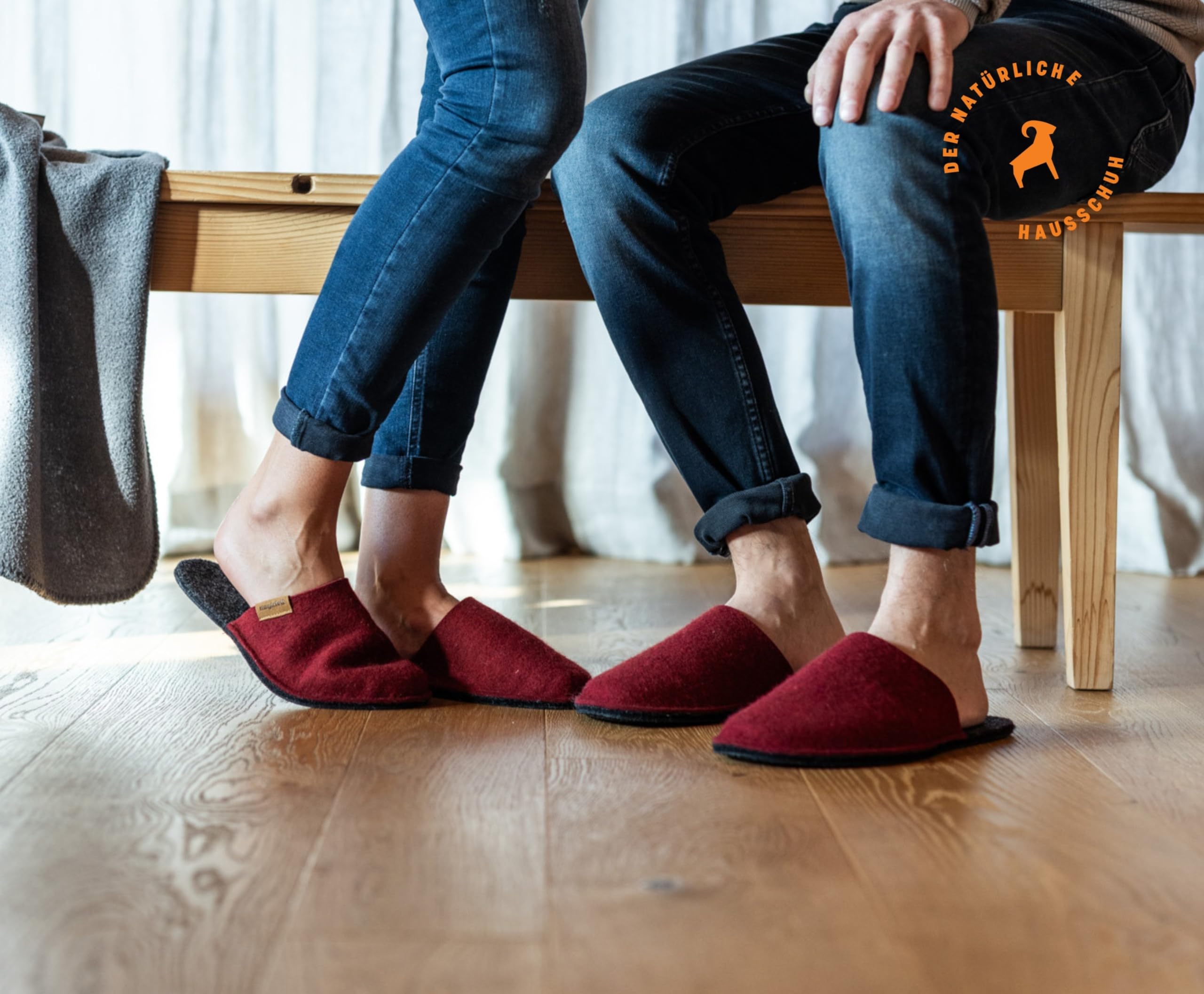 Magicfelt Filz-Pantoffel Magic Travel aus 100% recycelter Schurwolle für Damen & Herren - perfekt für Reisen & Zuhause