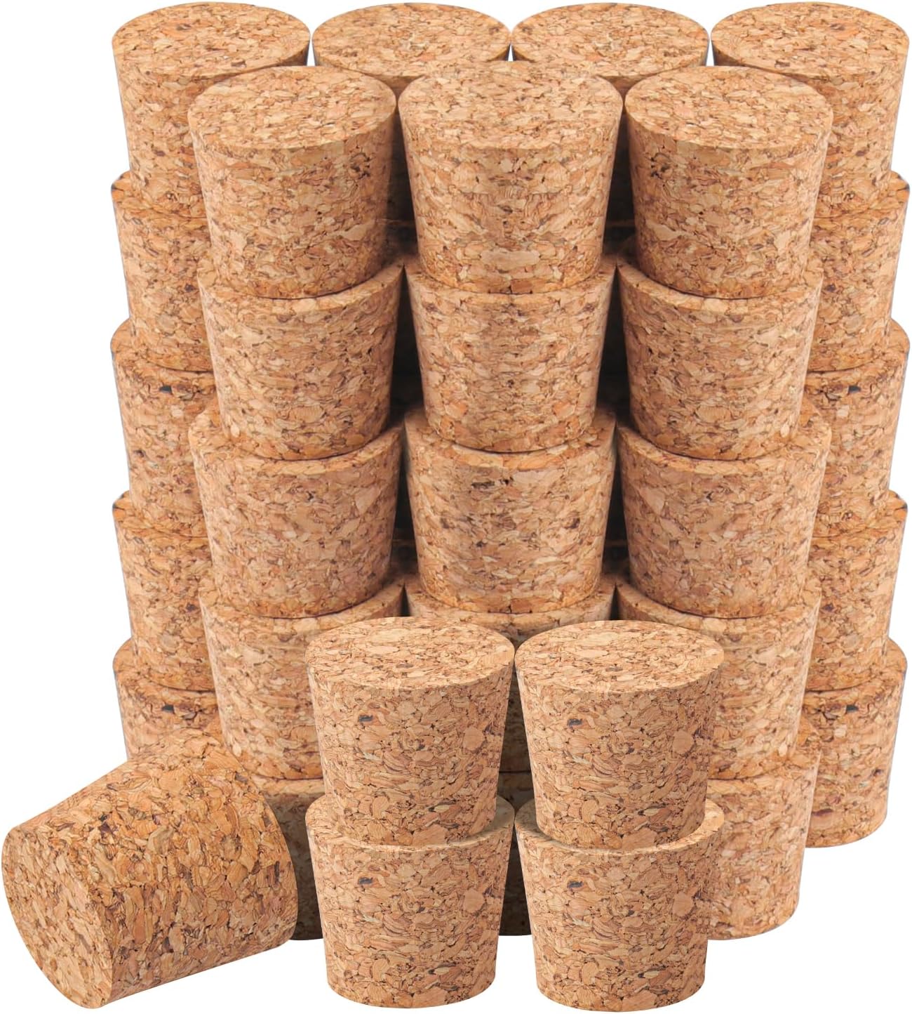 40 Pack 1.73 Inch Wine Bottle Cork Stoppers, Jar Stoppers, Cork Plugs for Bottling Needs, DIY Crafts and More