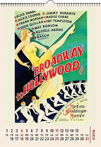 Miniatura 3 de Wall Calendar 2025 [12 pages 8"x12"] Broadway Legends: Classic Musical Movie Posters Celebrating the Golden Era of Musicals and Dance