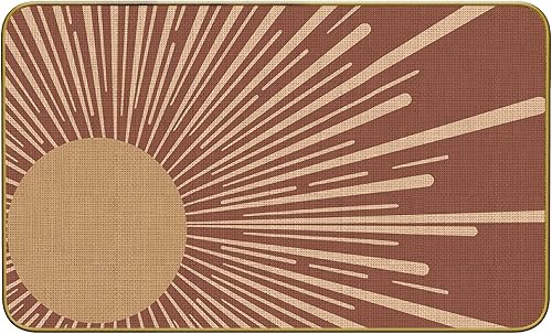 Mingnei Tapete bohemio para puerta de entrada del hogar tapete bohemio para sol casa de campo para casa interior exterior exterior entrada 30 x 17