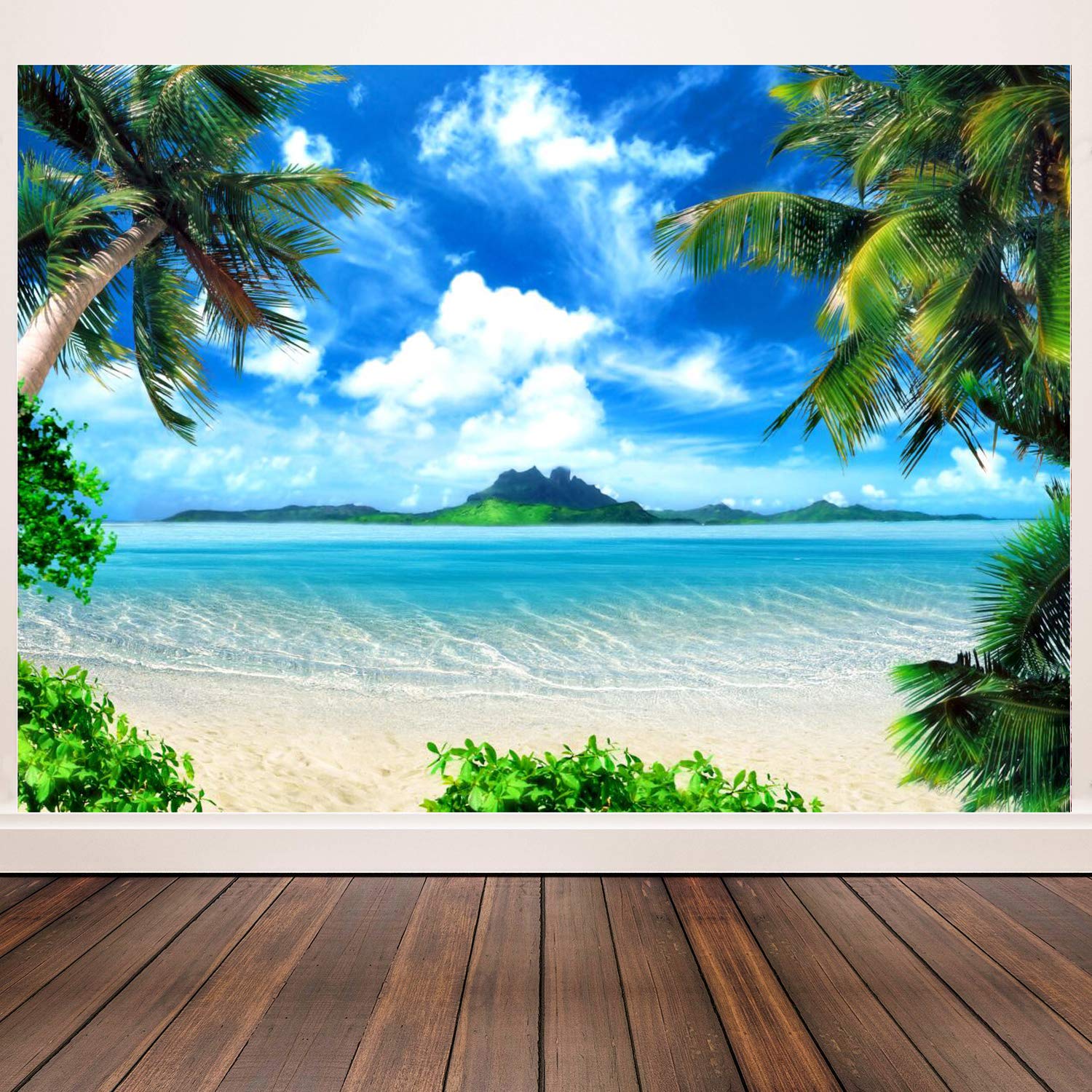 CHAIYA 18 x 15 cm tło na Hawajach tropikalne Luau lato tło dla Aloha Moana impreza dekoracja budka fotograficzna baner 104