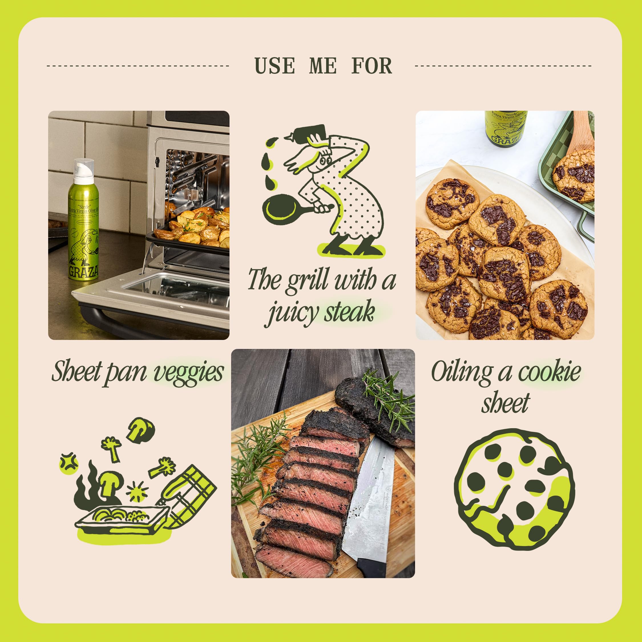 Graza Oil Olive Extra Virgin Spray Sizzle 5 Fl Oz — view 4