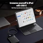 UGREEN 10Gbps Micro B to USB C Hard Drive Cables USB C to Micro B, External Hard Drive Cable Compatible with MacBook Pro Air, iPad Tablet, iPhone 17 16 Pro Max, Galaxy S25 S24, WD Seagate etc, 1.5FT