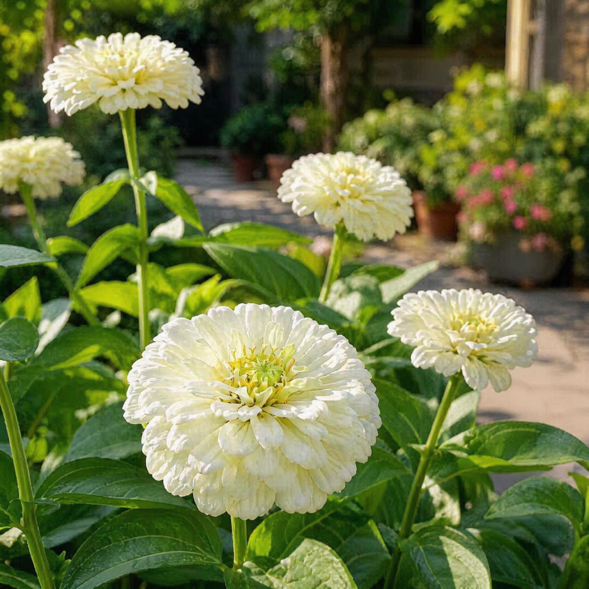 100-2000 Pcs/Pack Vibrant Multiple Colours Zinnia Sd. (A,100 PCS)