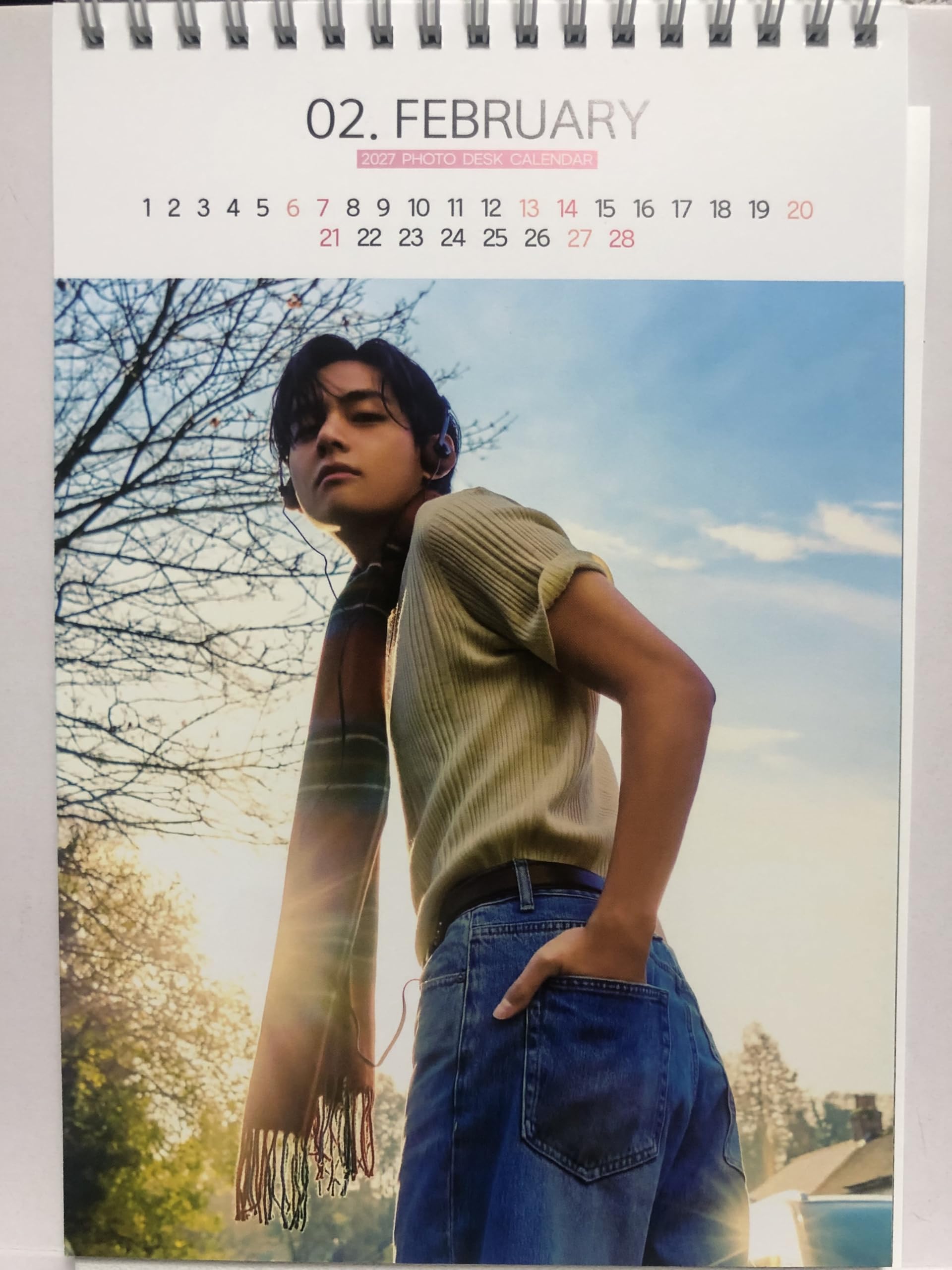 Amazon.co.jp: V テテ グッズ 2026年-2027年 2年分 卓上カレンダー (V