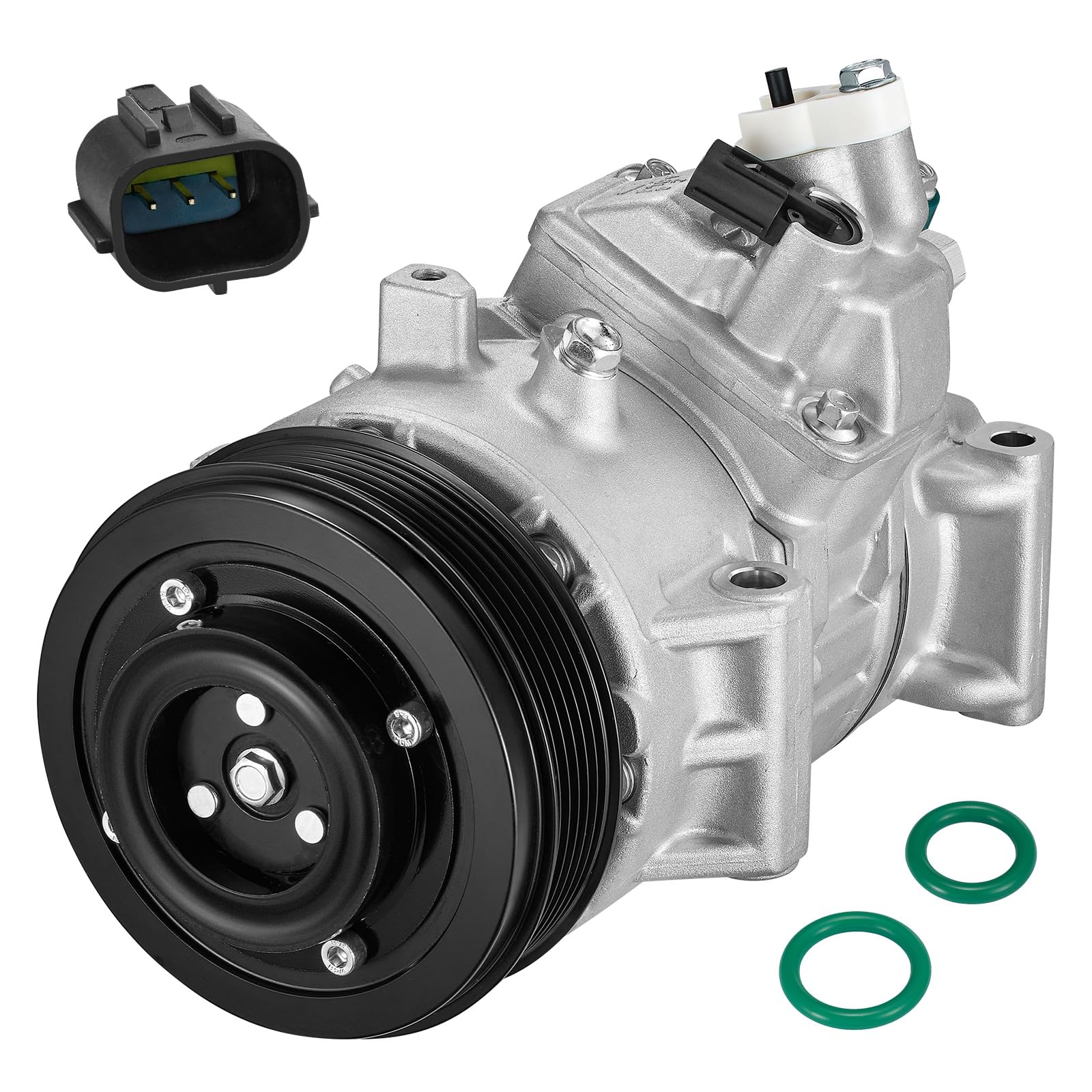 BDFHYK 158367 Air Conditioning A/C Compressor with Clutch Compatible with Toyota RAV4 2009 2010 2011 2012 L4 2.5L, Compatible with Toyota Camry 2012-2017 L4 2.5L