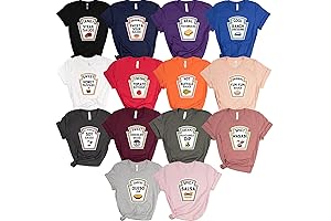 Introducing the Condiments Crew: Spice Up Your Halloween with Our Zesty Shirts!