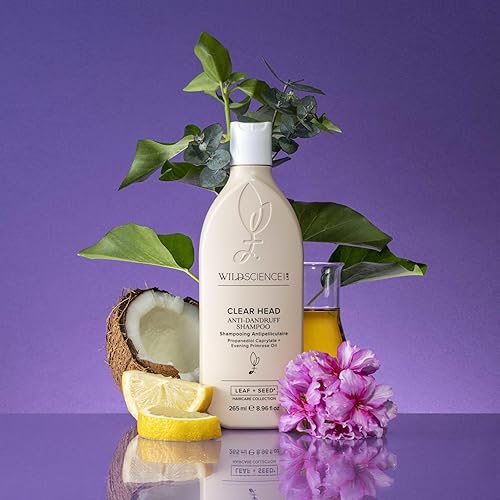 Miniatura 2 de CLEAR HEAD Propanediol Caprylate + Aceite de onagra Champú anticaspa para cuero cabelludo graso