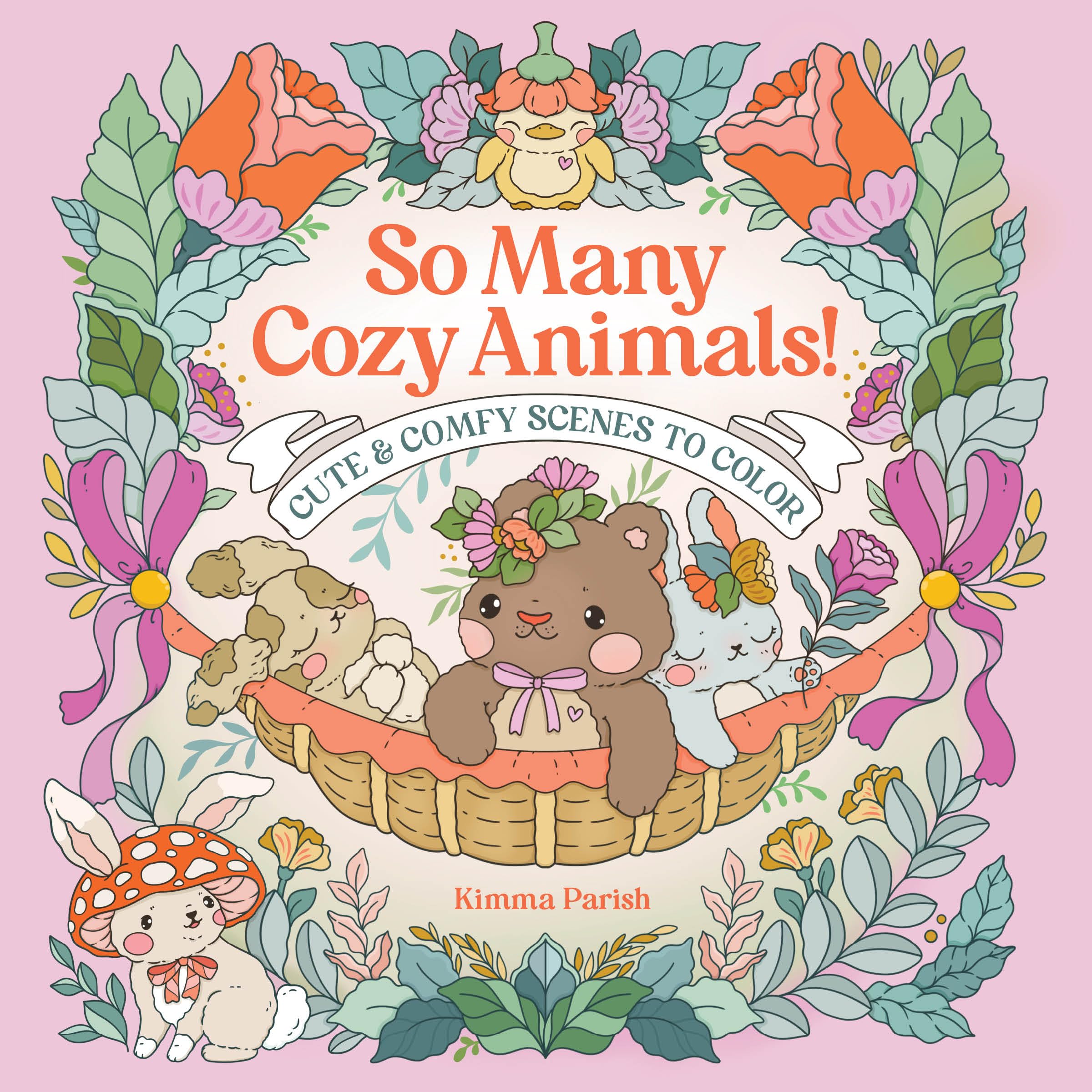 So Many Cozy Animals! - Cute & Comfy Scenes to Color