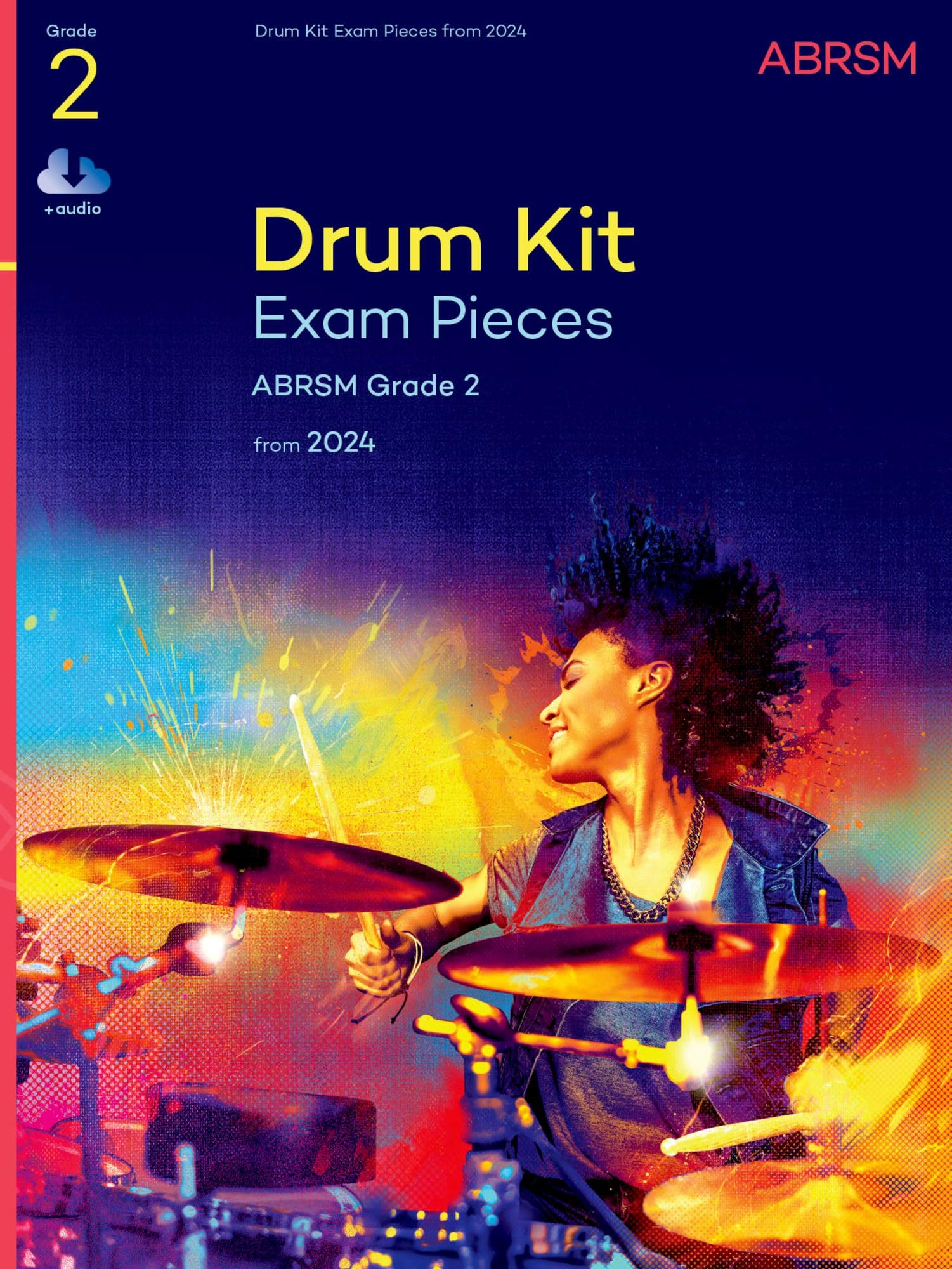 Drum Kit Exam Pieces from 2024, Grade 2 ABRSM Paperback