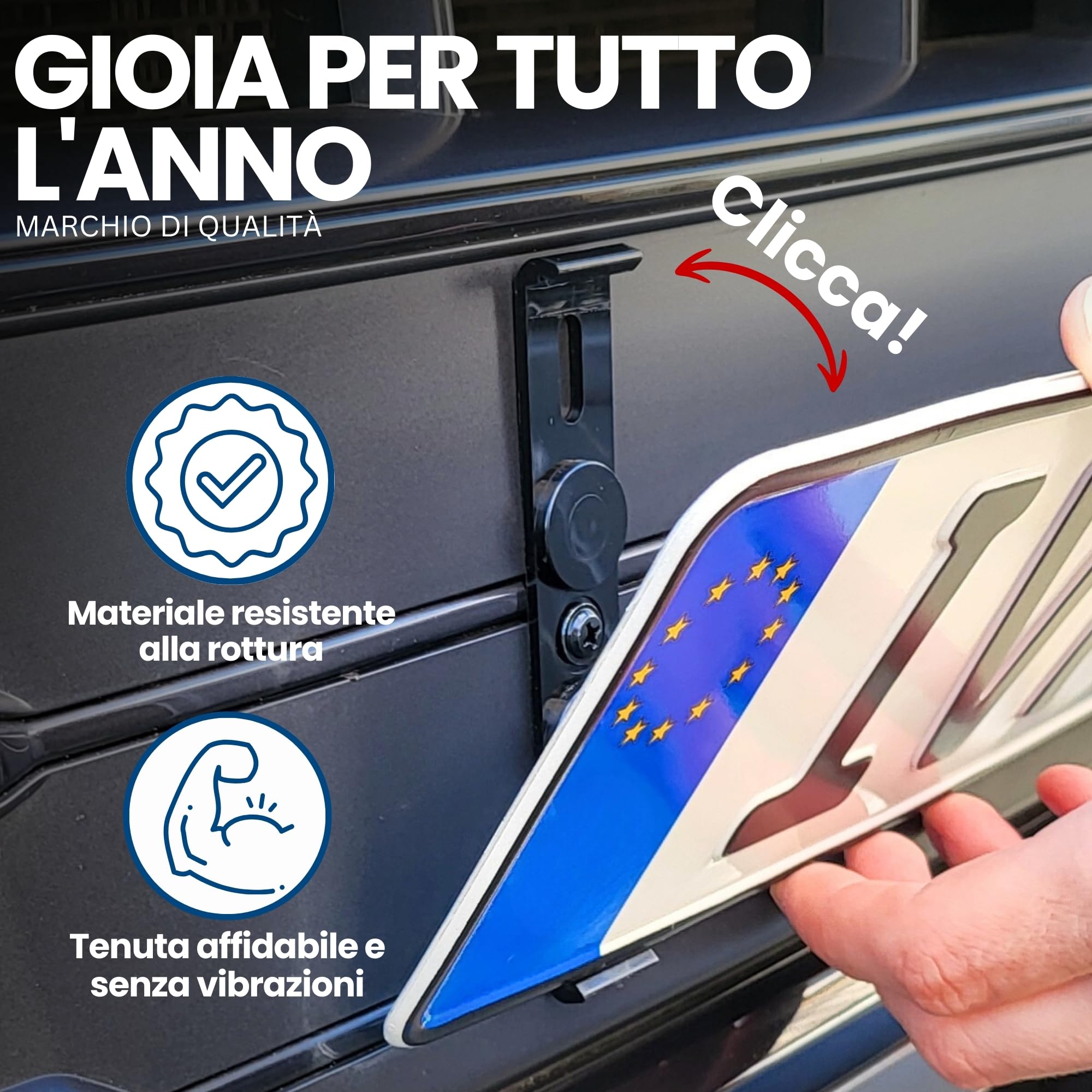 Portatarga per Vespa 50 N L R SPECIAL senza forare il telaio in ACCIAIO