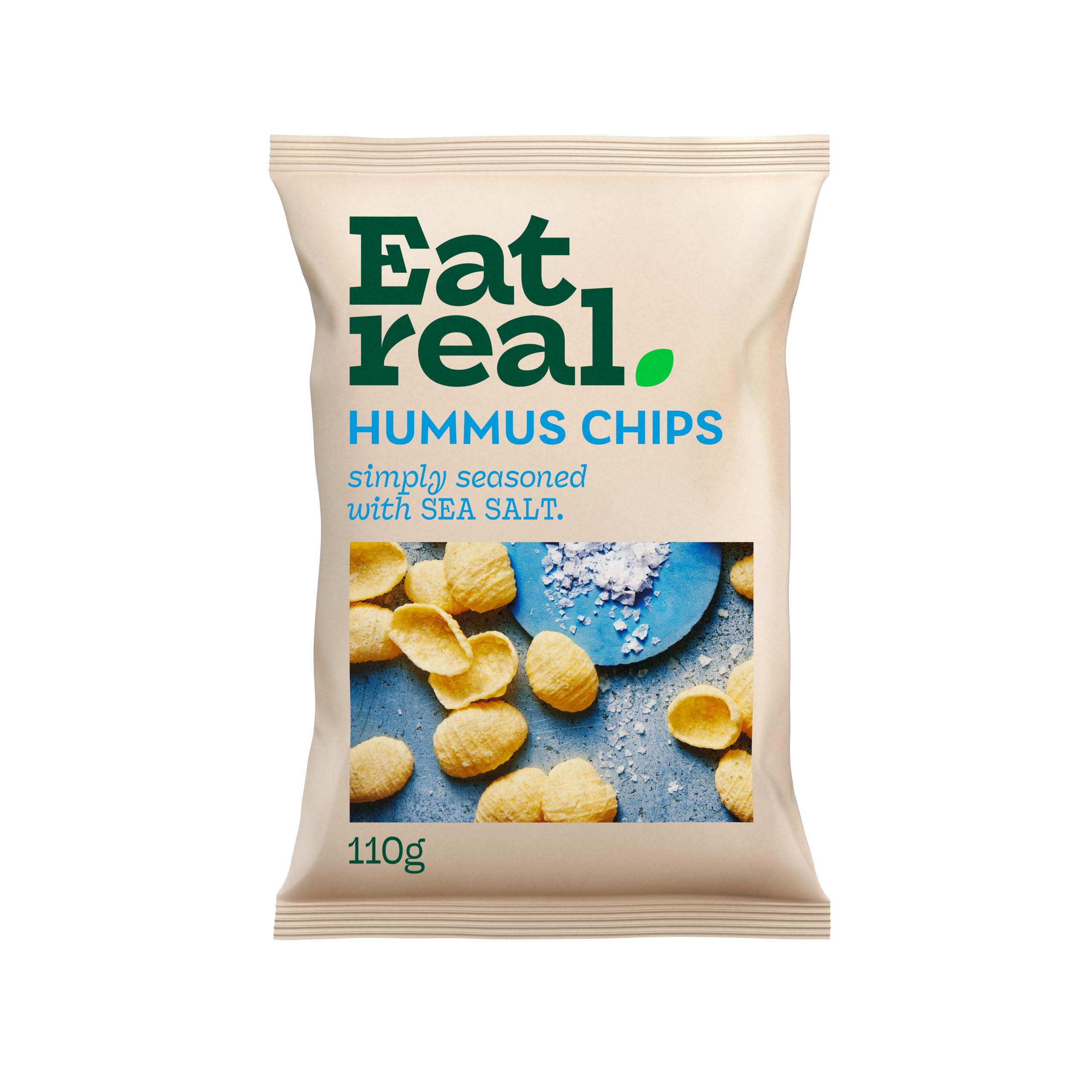 Eat Real Sea Salt Hummus Chips 1 x 110g