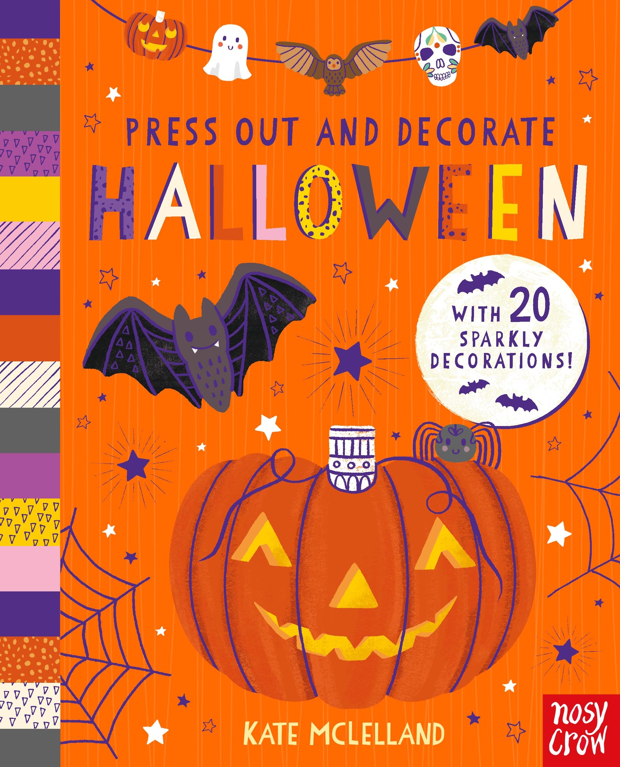 Kate Mclelland Unisex Multicolor Press Out & Decorate: Halloween Hardcover Book