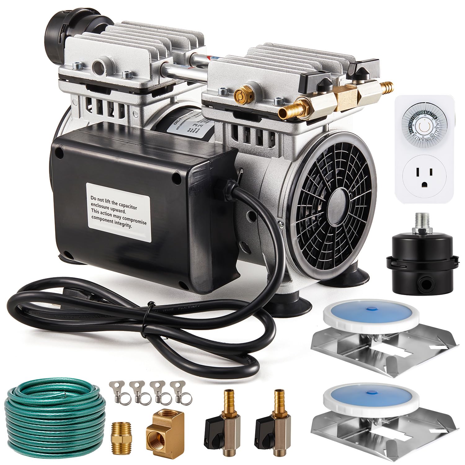 Photo 1 of MEISHUNDA Pond Aerator System, 550W 3/4 HP Compressor
