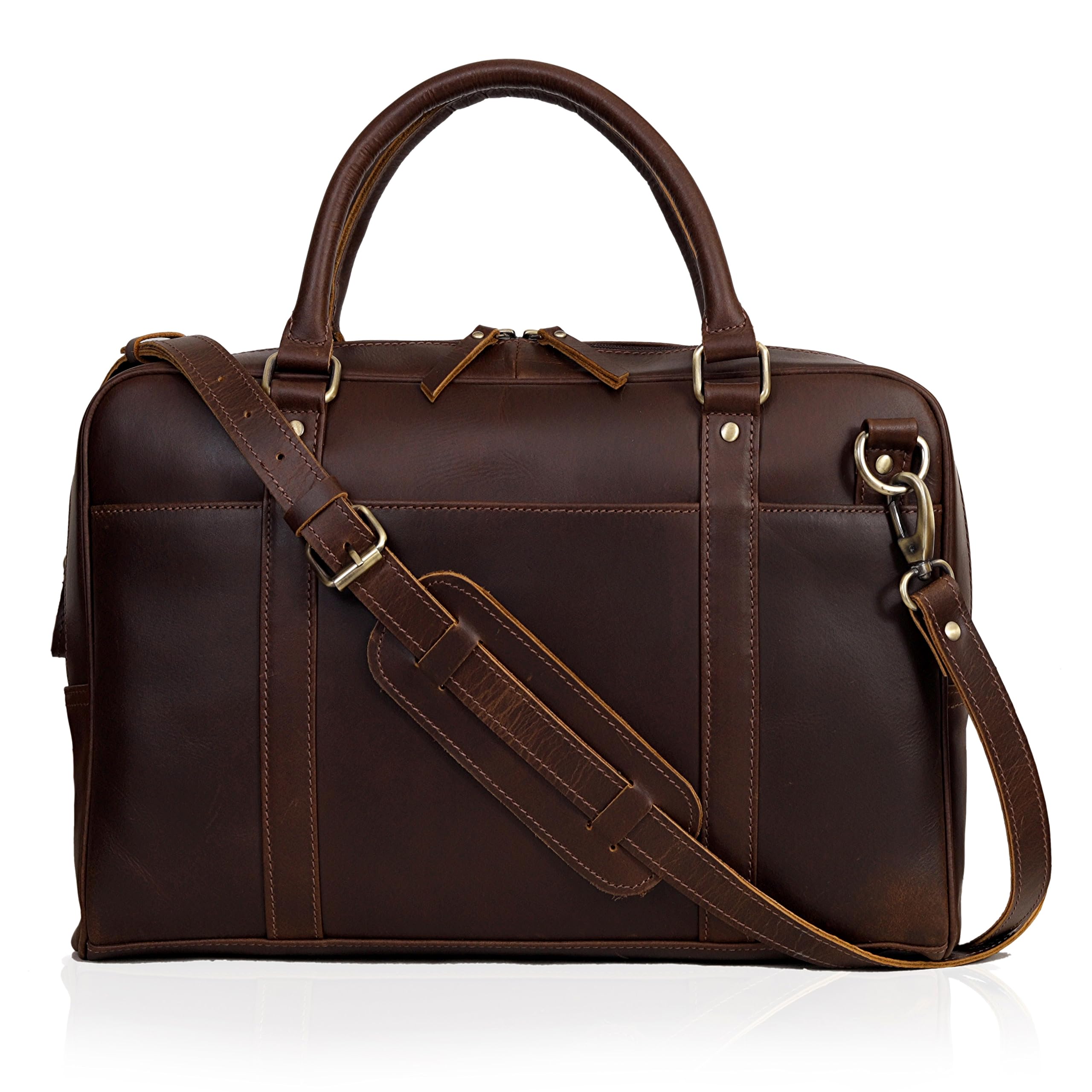 Leather Farm Messenger Bag for Men Women 15 6 Inch Premium Vintage Handmade Laptop Briefcase Satchel Mens Leather