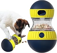 TLKNG Adjustable Treat Dispenser Ball for Medium Small Dogs - Enrichment Puzzle Toy Slow Feeder Boredom Buster