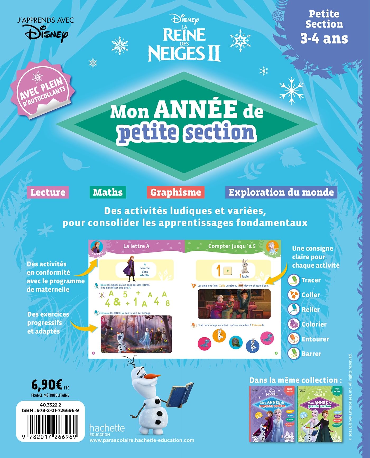 Disney - La Reine des Neiges 2 - Mon année Petite Section (3-4 ans)