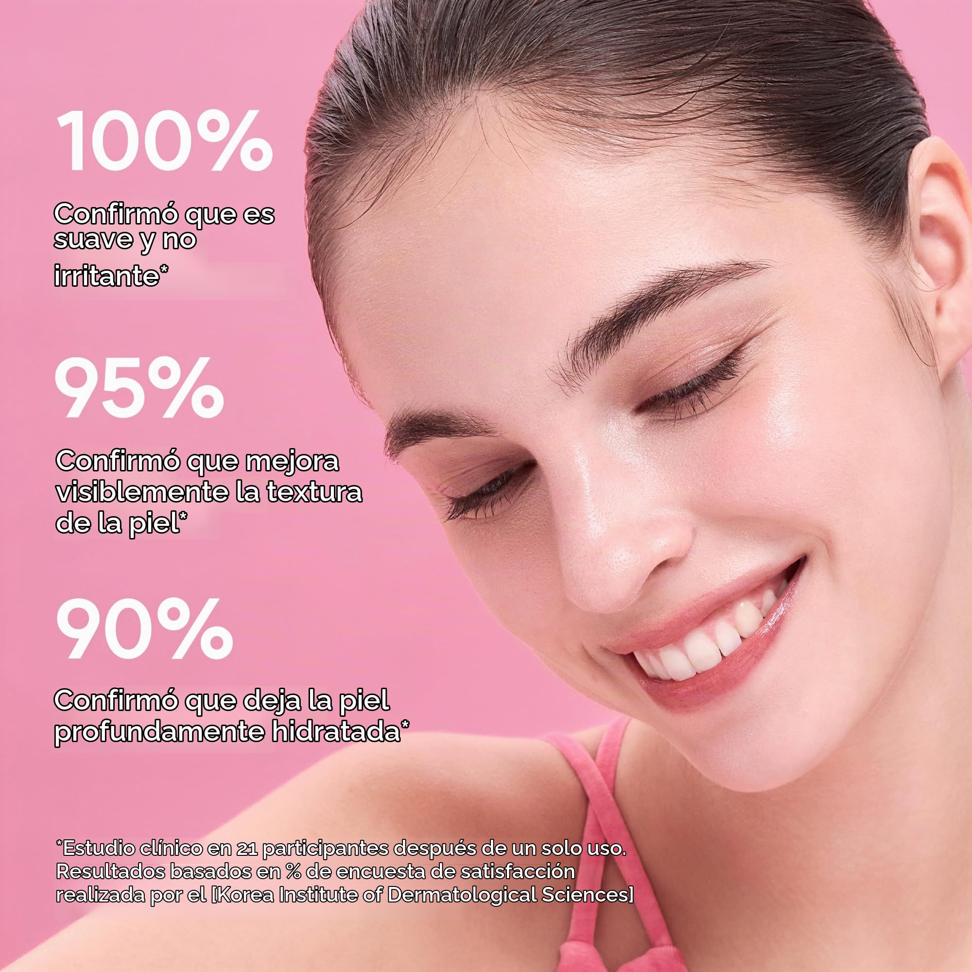 Arencia Limpiador facial de arroz Mochi con rosa mosqueta, exfoliante diario, hidratante, limpieza profunda para todo tipo de pieles, con polvo de arroz y agua de arroz, 50 g