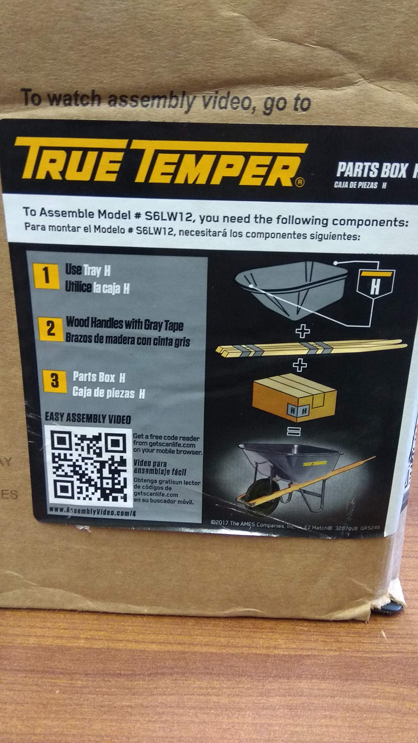 Ames 00068890VB Wheelbarrow Parts R6Tc14