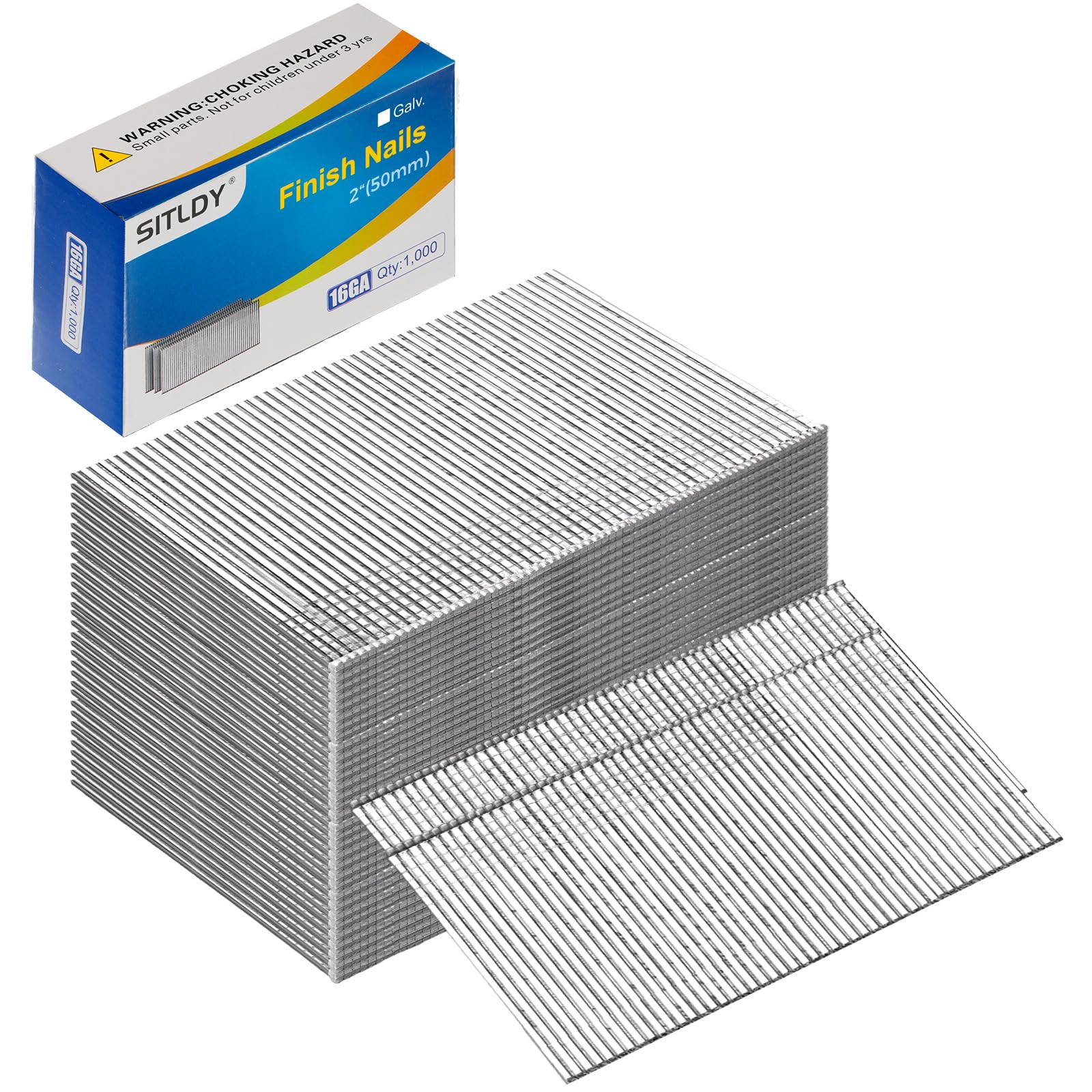 Galvanized Finish Nails - 1200 Count -16 Galvanized Finish Nails - 1200 Count -16