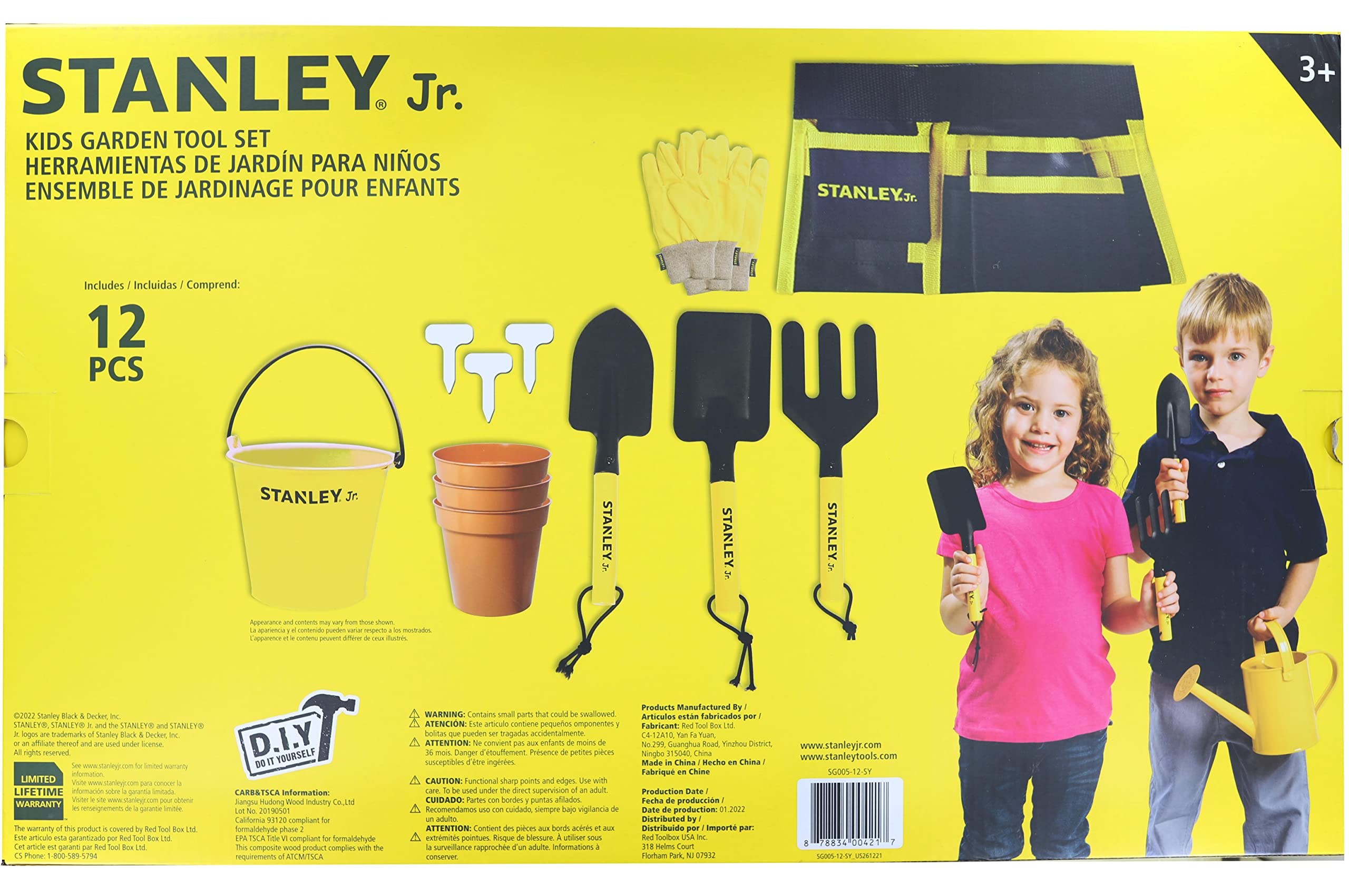RED TOOLBOX Stanley Jr. 12 Piece Garden Tool Set