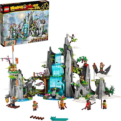 LEGO Monkie Kid The Legendary Flower Fruit Mountain 80024, Kit de construcción de juguetes (1,949 piezas) exclusivo de Amazon disponible en Yaxa Guatemala