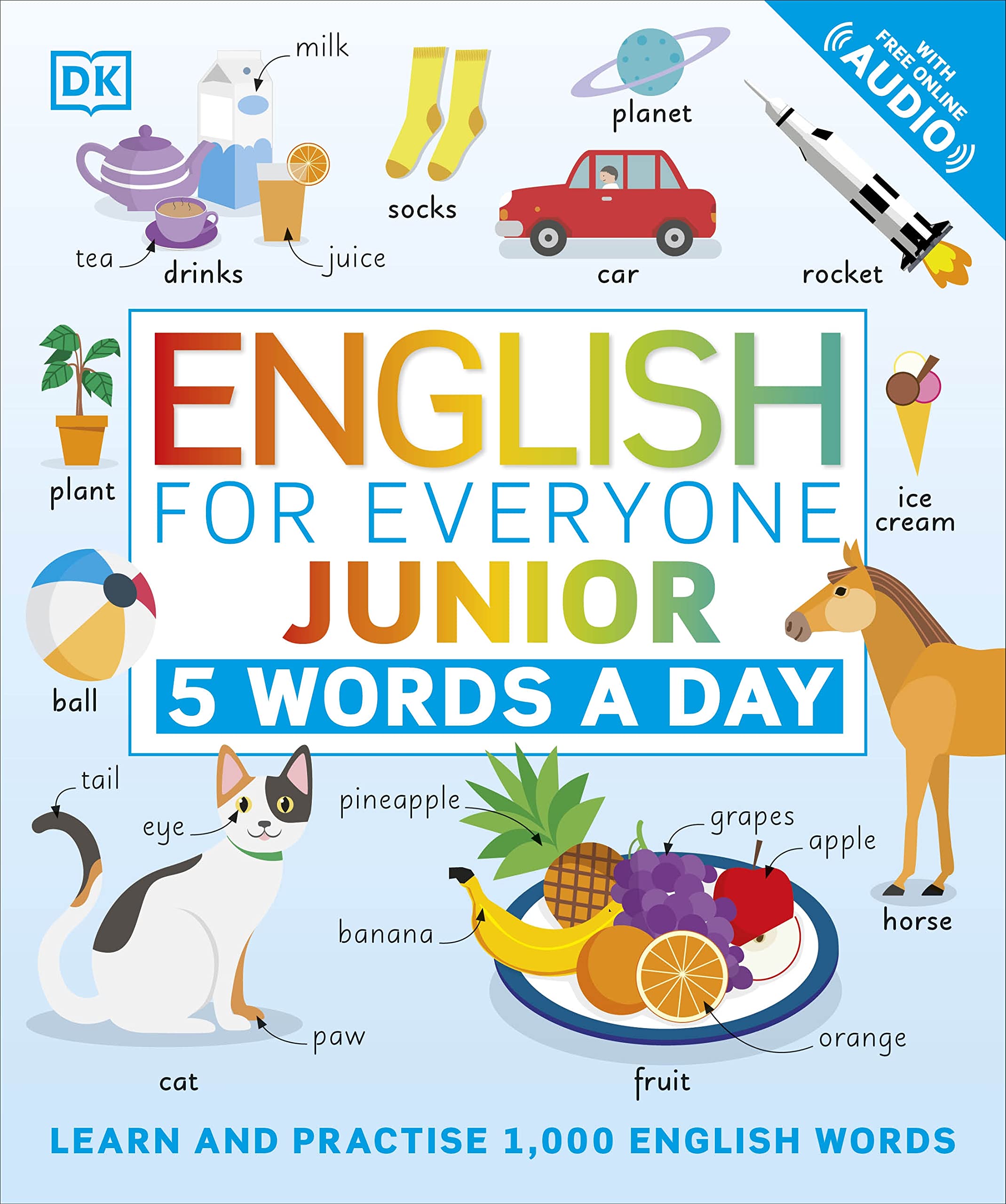 English for Everyone Junior 5 Words a Day: Learn and