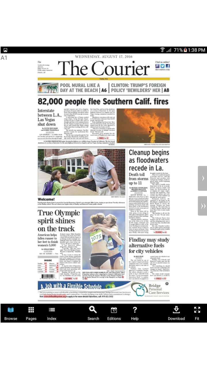 Findlay Courier App on Amazon Appstore