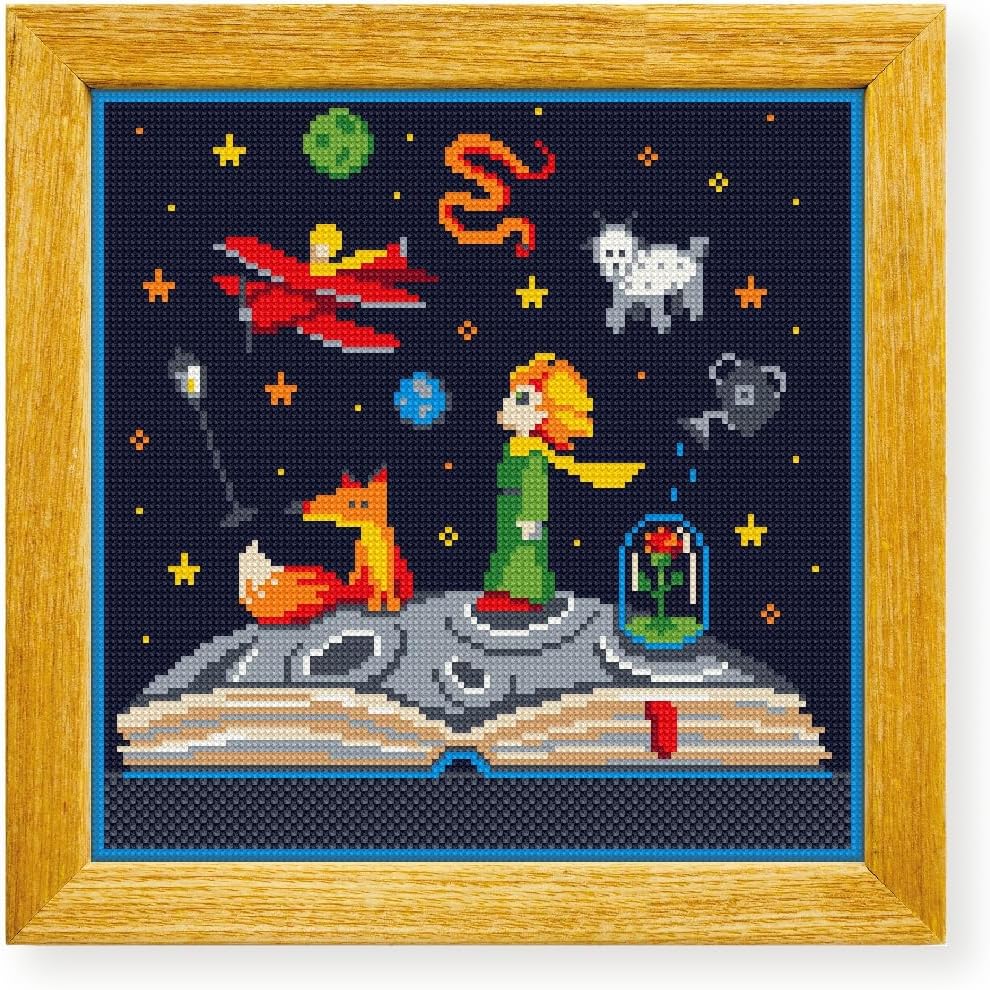 Awesome Pattern Studio The Story of The Little Prince DS2186, Diamond Painting Kit, Diamond Art Kits for Adults, Full Drill 5D Diamond Dots Kits. All Items Included.