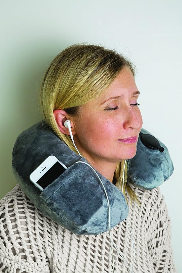 Almohada Inflable De Viaje Deluxe miniatura 4