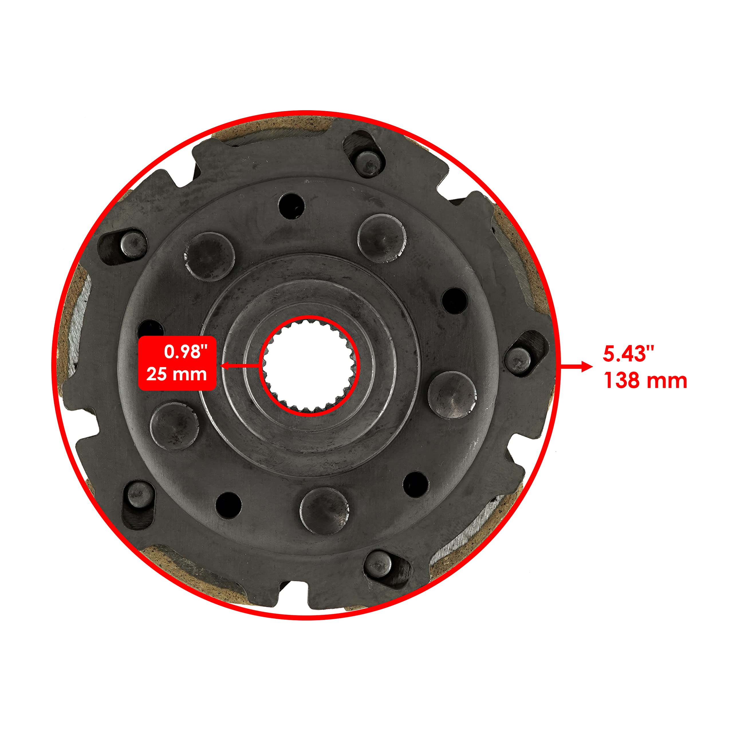 Amazon.com: Caltric Wet Clutch Centrifugal Carrier Compatible with