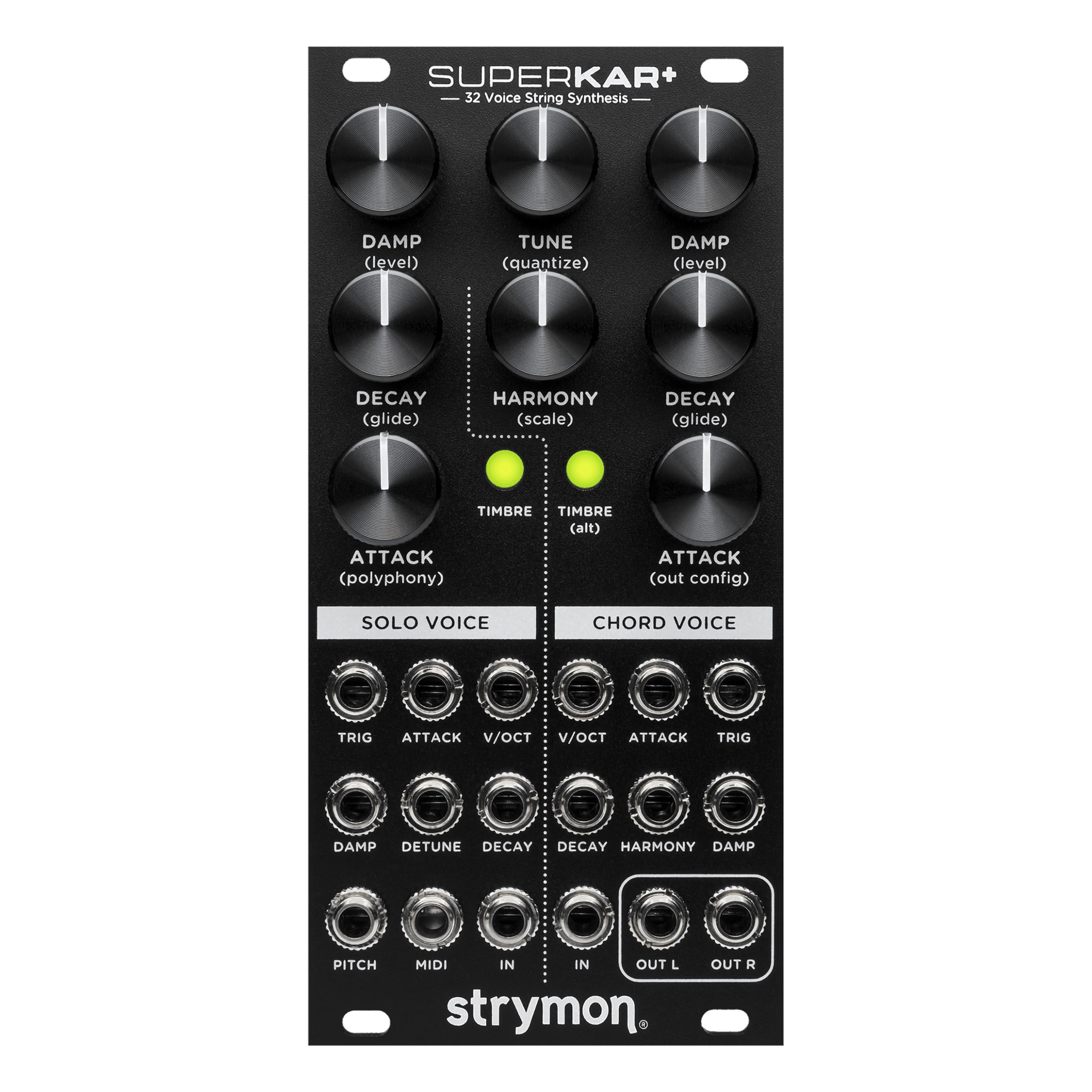 Strymon SuperKar+ ユーロラック モジュラーシンセ Amazon.com: Strymon SuperKar+ 32 Voice Karplus Strong Synth