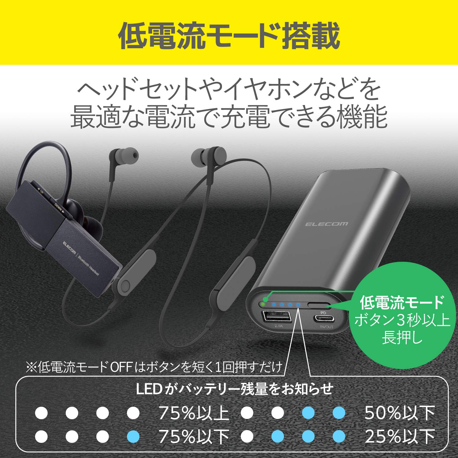 Amazon | エレコム モバイルバッテリー 10000mAh 大容量 ( USB PD対応