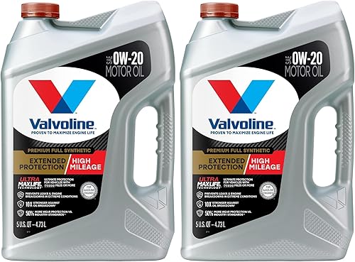 Miniatura 94 de Valvoline - Aceite de motor de mezcla sintética SAE 10W-30 de alto millaje, con MaxLife Technology, 5 cuartos de galón