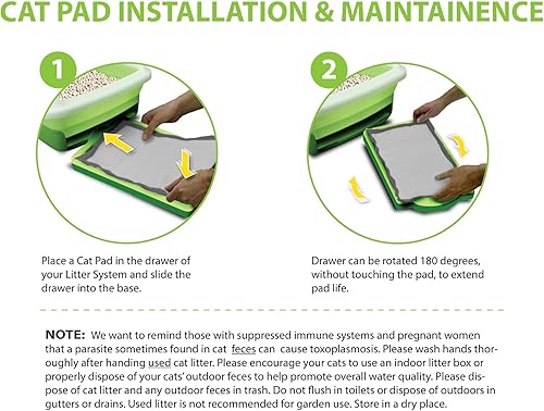 Miniatura 5 de Peritas Almohadillas para gatos  Recambio genérico para el sistema de arena para gatos Breeze Tidy  Almohadillas para gatos para caja de arena