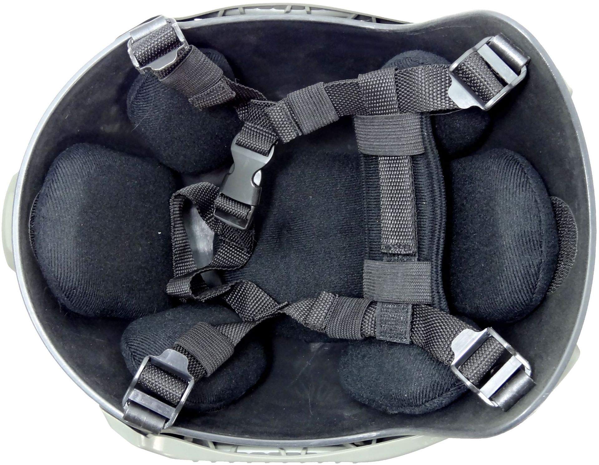 MICH 2001 Stile Tactical Airsoft Paintball Casco con NVG Mount e Guida Laterale per Airsoft Paintball