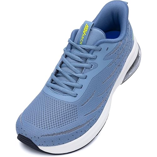 Walking Shoes for Men Wide Toe Box Orthotic Arch Support Sneakers Plantar Fasciitis Tennis Running Shoes for Gym Workout Jogging US 7-13