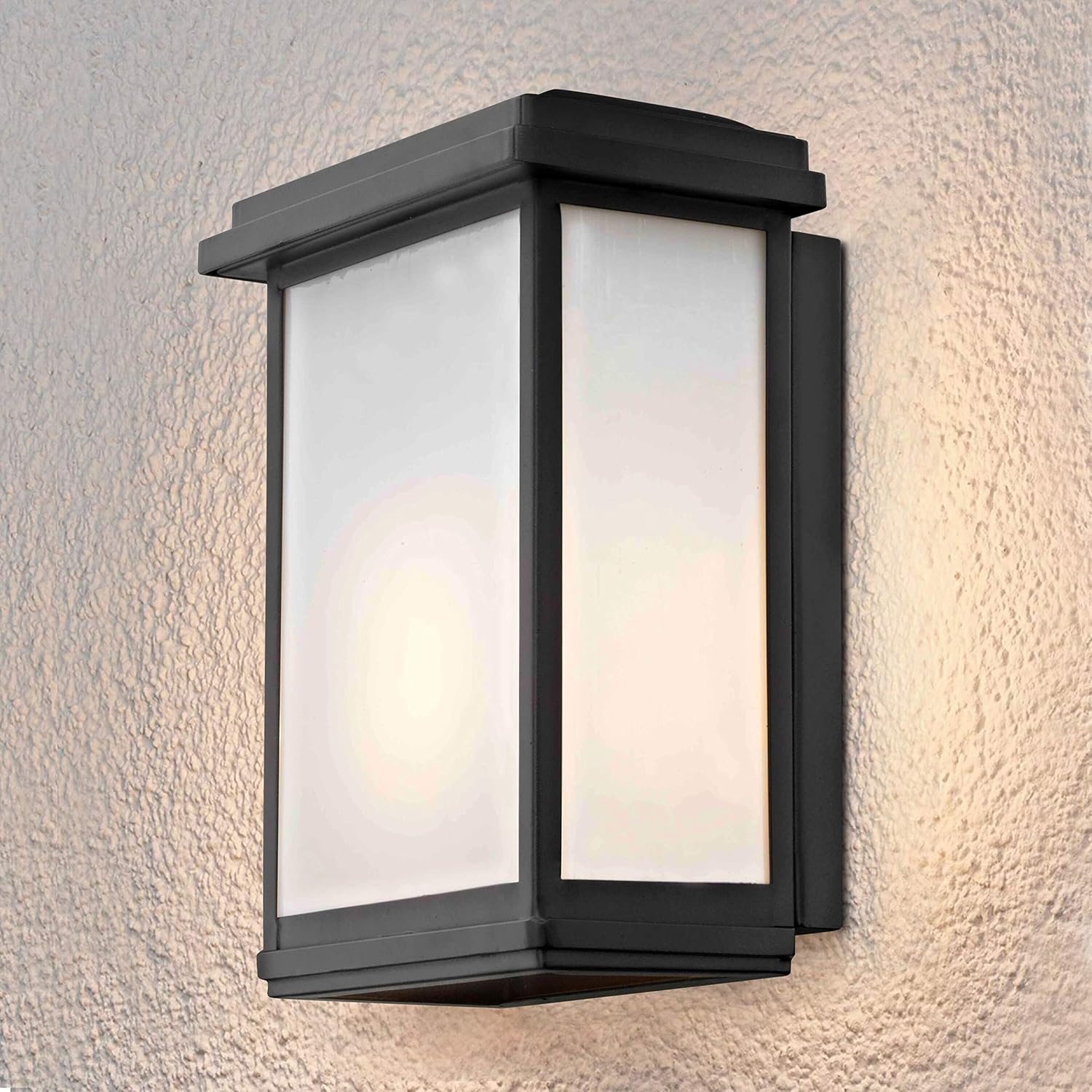 Modern Outdoor Wall Sconce Black