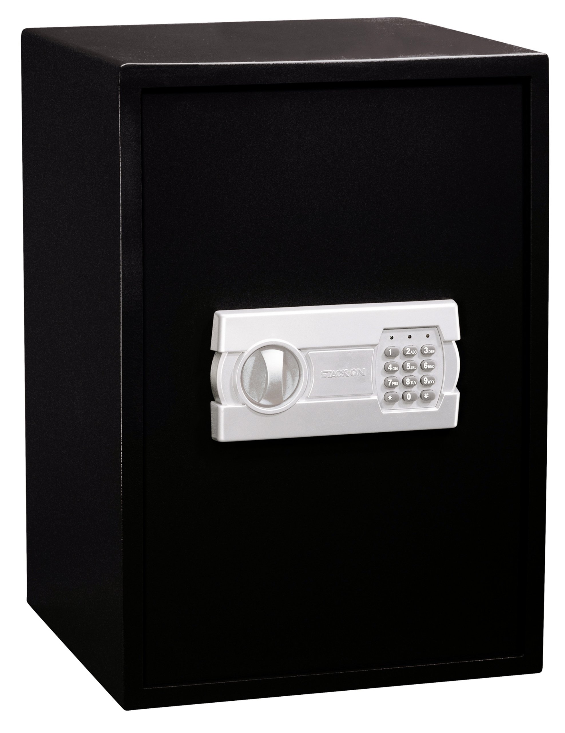 Stack-On PS-520-12 Gun Safe with door closed, showing the key lock and overall structure.