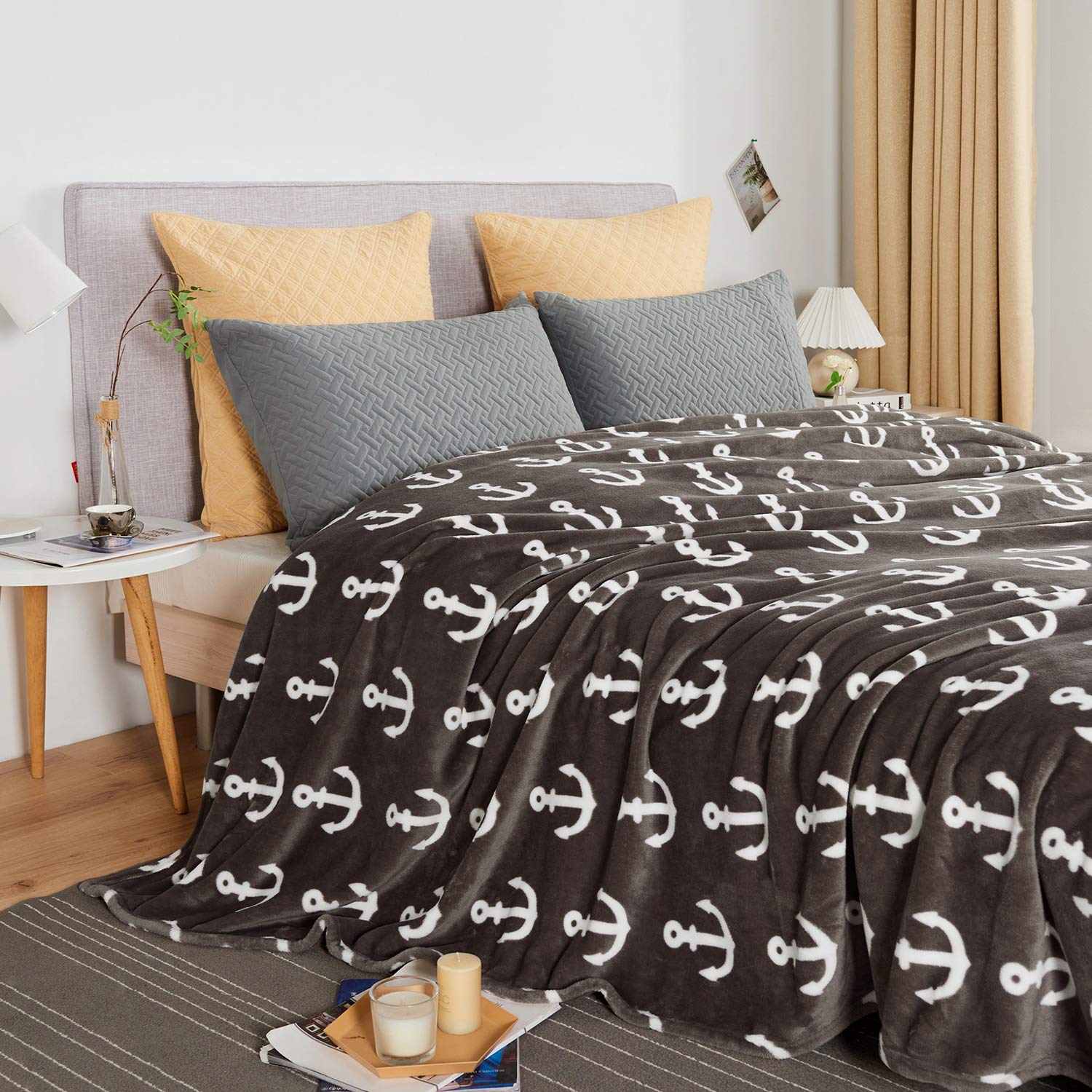 DREAMNINE Flanell-Fleecedecke Queen Size: Superweich, Kuschelig & Mit Schildkrötenmuster – Perfekt Für Couch & Bett