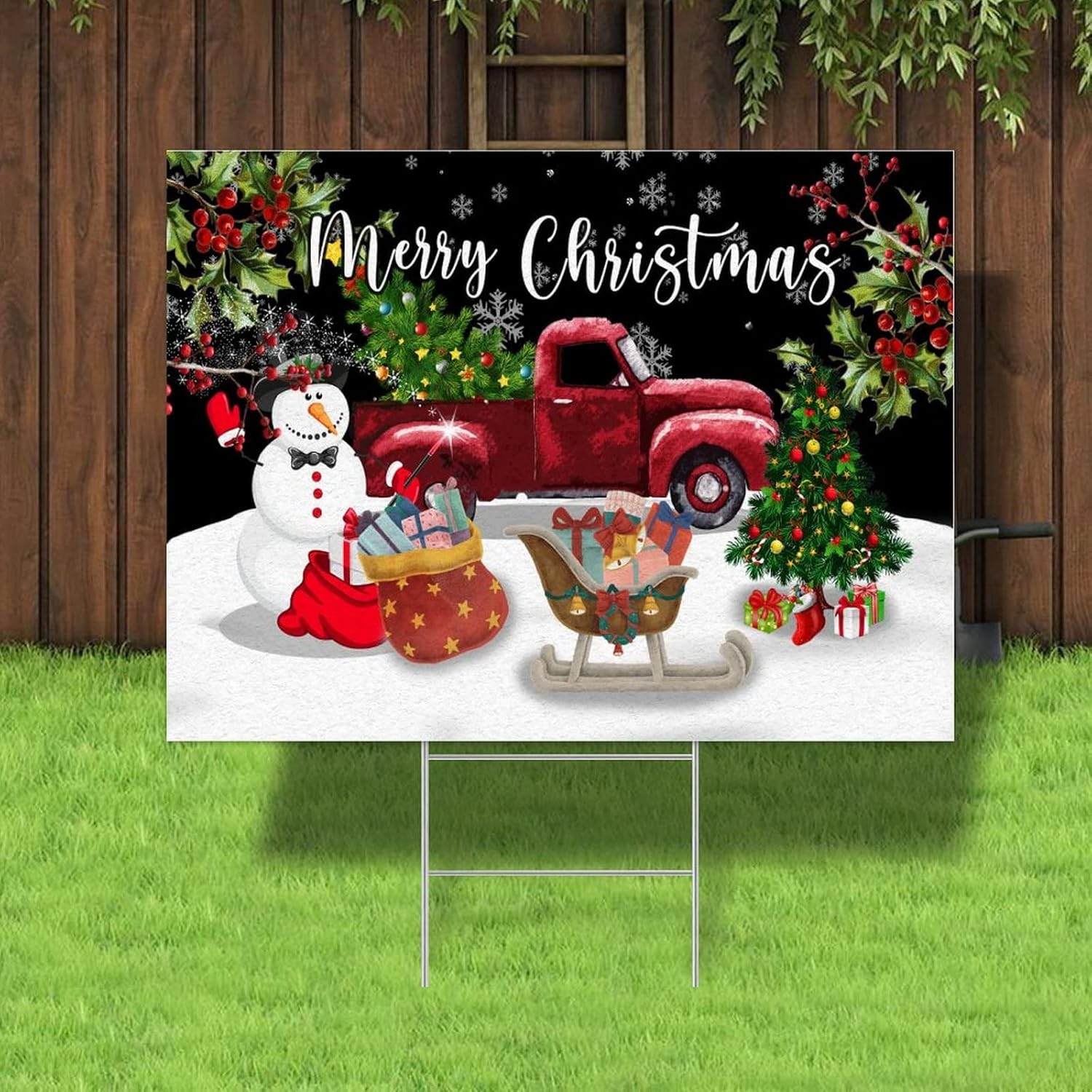 Merry Christmas Yard Signs