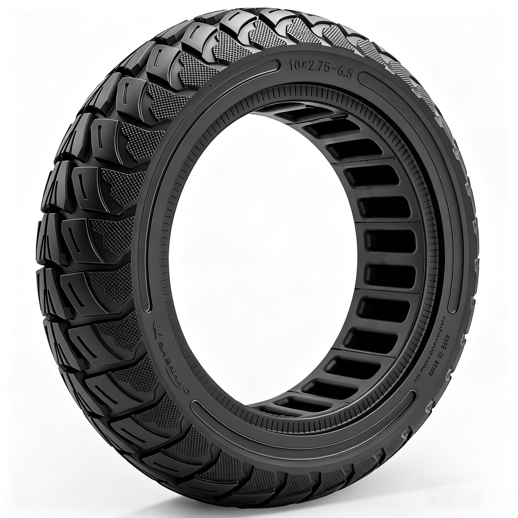 Pneumatico solido 10 x 2.75 per monopattino elettrico, pneumatico TUBELESS 70/65-6.5, compatibile con Hover-1 Alpha, JOYOR S, Hiboy Titan PRO, anti-creving, alta aderenza