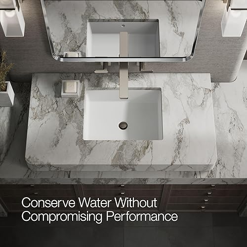 Miniatura 24 de KOHLER T27120-4-BN Parallel® - Tapacubos para lavabo de baño, níquel cepillado vibrante Vibrant Brushed Nickel,Mate negro,Latón cepillado