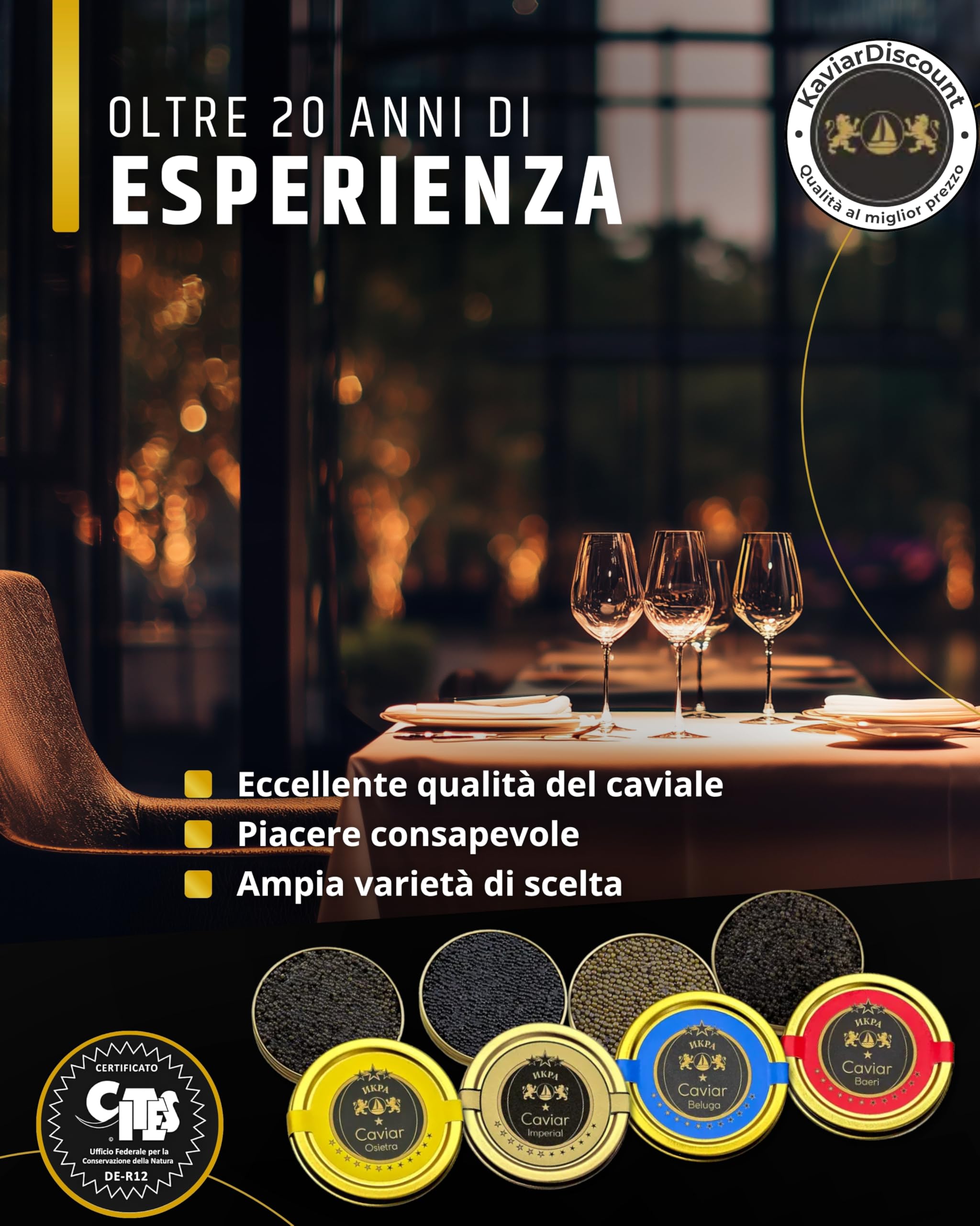 Sepehr Dad Amur Beluga Storione Caviale Premier | allevamento NC | 125 g