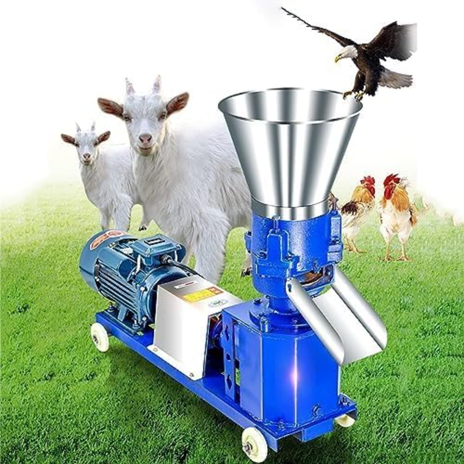 Amazon | 【125モデル 220V】食品＆動物飼料用 ペレットマシン｜90