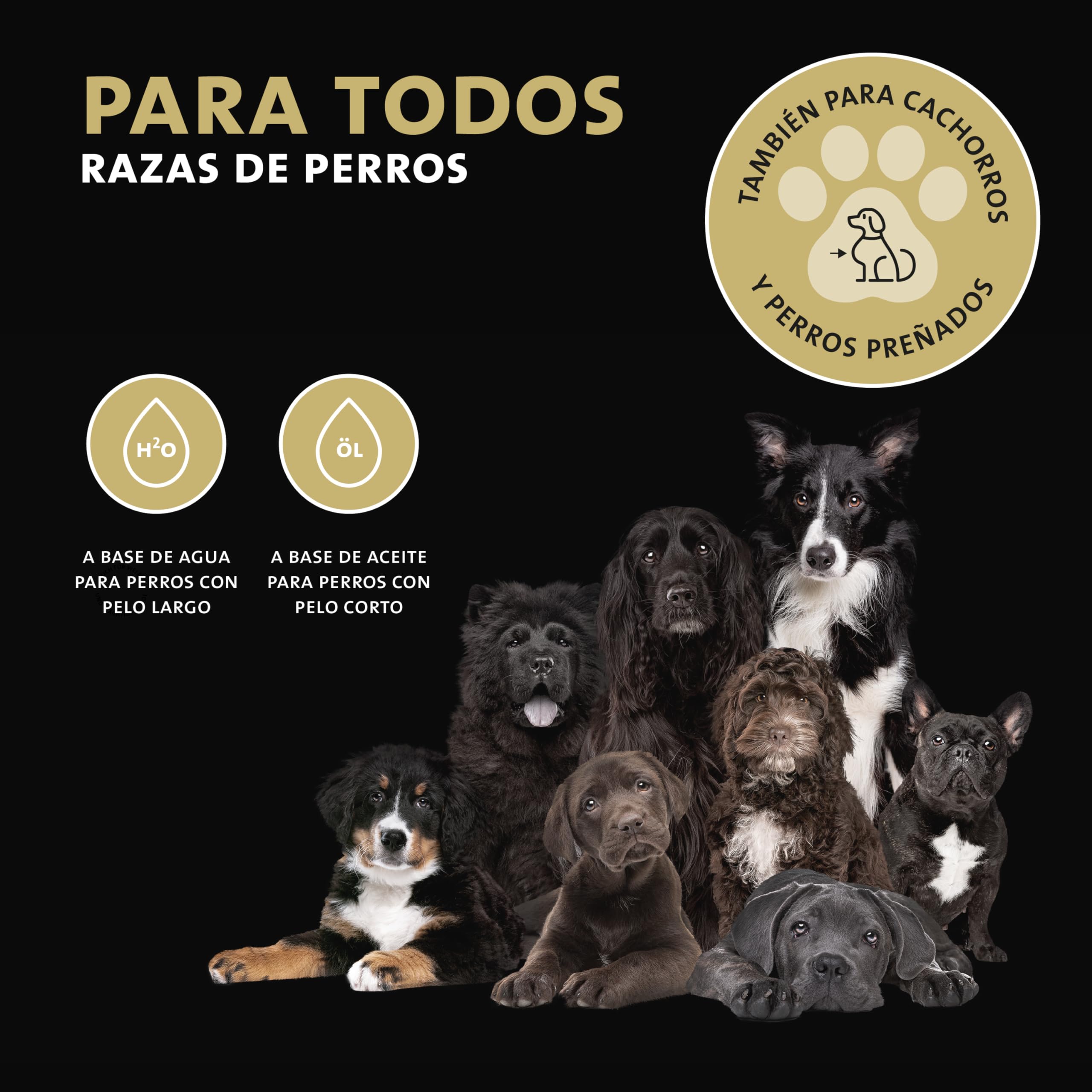Peticare Anti-parasitario para Perros | contra ácaros, pulgas, Hongos | Alivia el picor y favorece el Proceso de regeneración | Sistema único PRS® para un Efecto Duradero - petDog Protect 2101