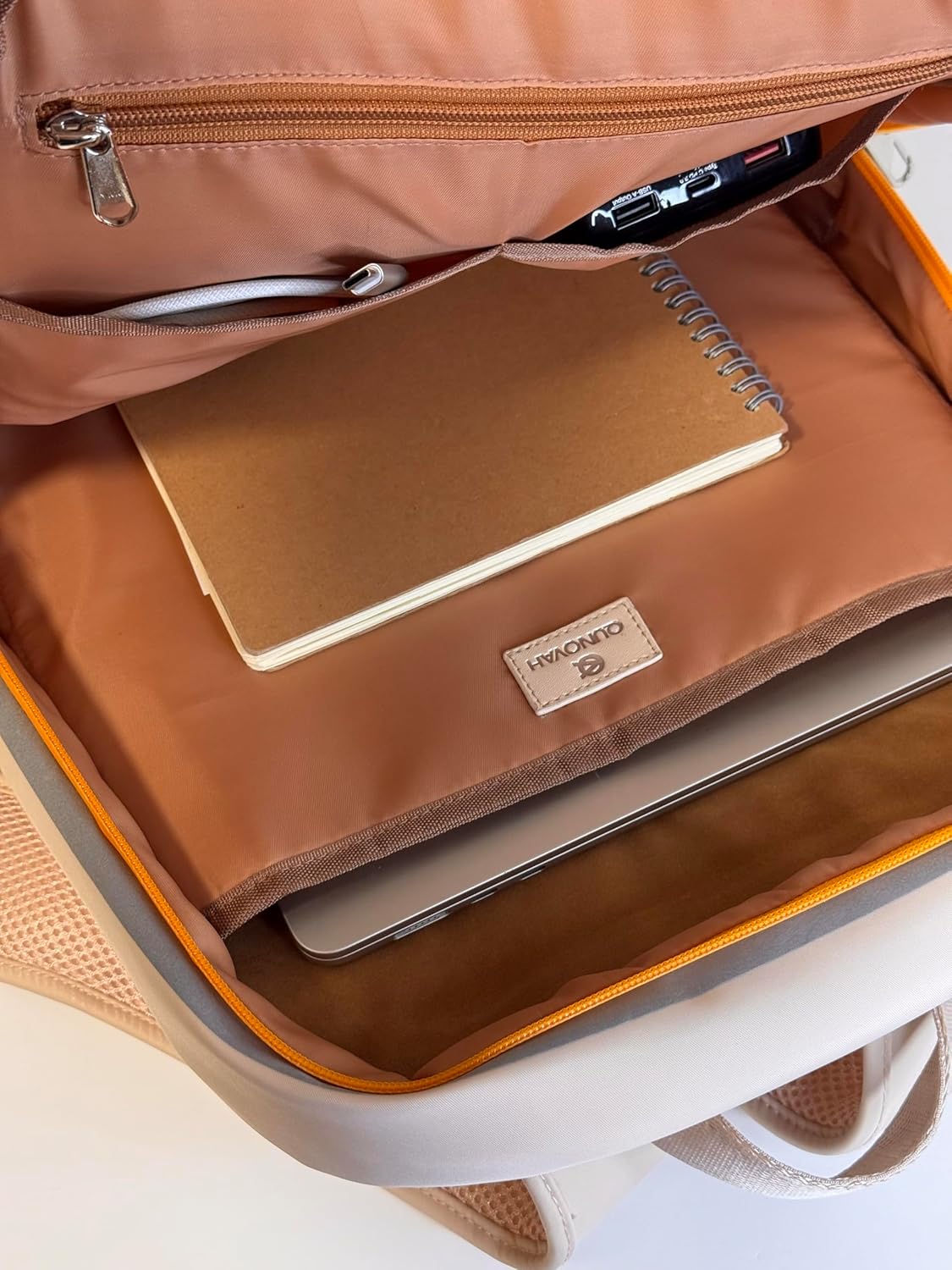 2026 Lumos Laptop Backpack – Luxury Stylish Slim 20L Backpack for Work, Business, Travel – Ergonomic Comfort, Anti-Theft, Water Resistant, Reflective, Fits 16" Laptop, Gift for Men & Women