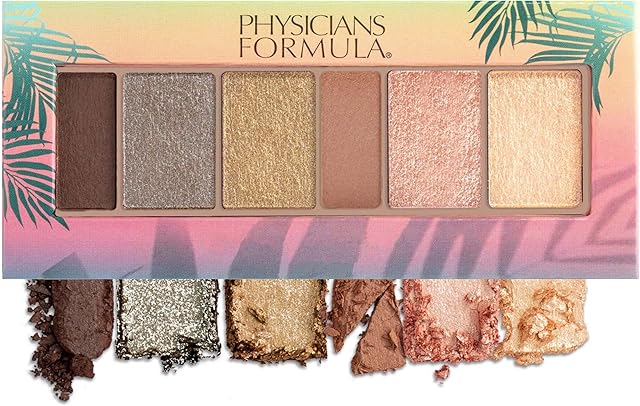Physicians Formula Butter Believe It! Paleta Cieni Do Powiek, 6-Komorowa Paleta Cieni O Wielu Wykończeniach, Formuła Płyn-Do-Pudru Wzbogacona O Mieszankę Masła Murumuru, Brązowe Nudes