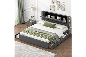 King Size Bed Frame with Trundle and Storage Drawers - The Ultimate Space-Saving Solution